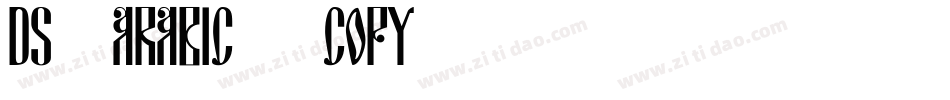 DS Arabic (COPY 1)字体转换